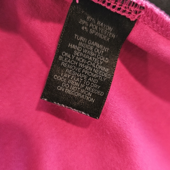 White House Black Market WHMB Pink Top Size Medium - Picture 4 of 4